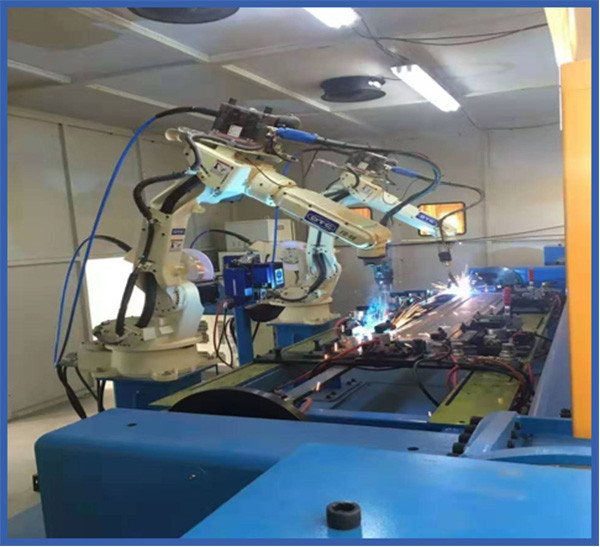 雙機(jī)水平三軸焊接工作站