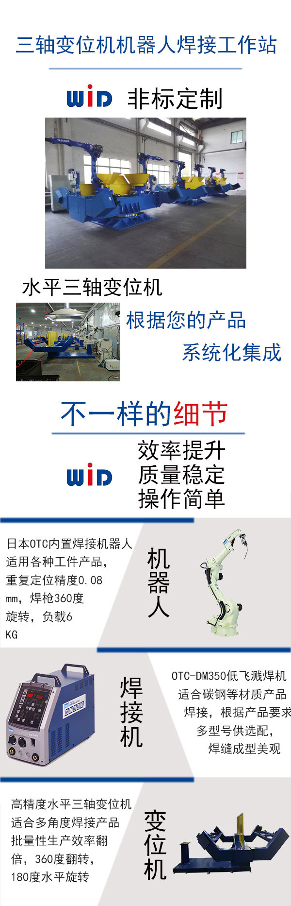 三軸變位機(jī)機(jī)器人焊接工作站 