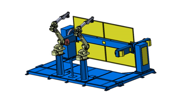 機(jī)器人垂直三軸焊接變位機(jī)