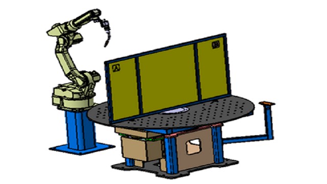 機器人水平一軸焊接變位機